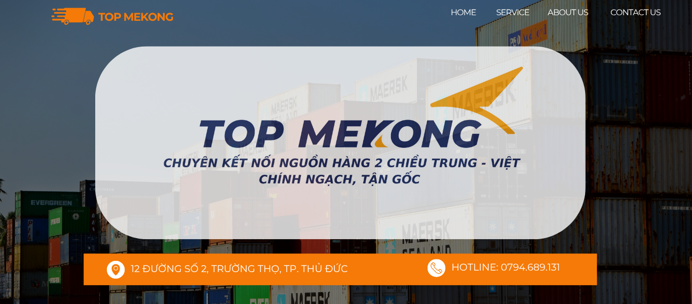 Top MeKong - Chuyên kết nối nguồn hàng 2 chiều Trung - Việt, chính ngạch, tận gốc