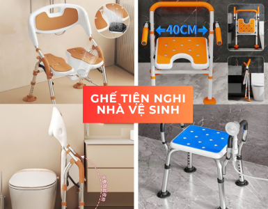 GHẾ TIỆN NGHI NHÀ VỆ SINH